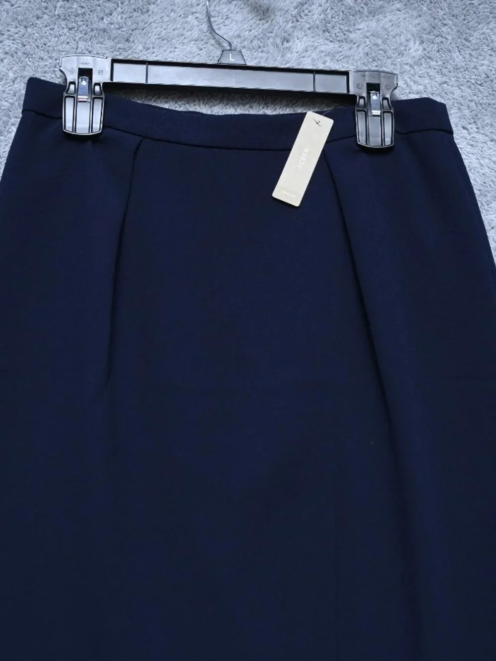 J. Crew Navy Midi Pencil Skirt